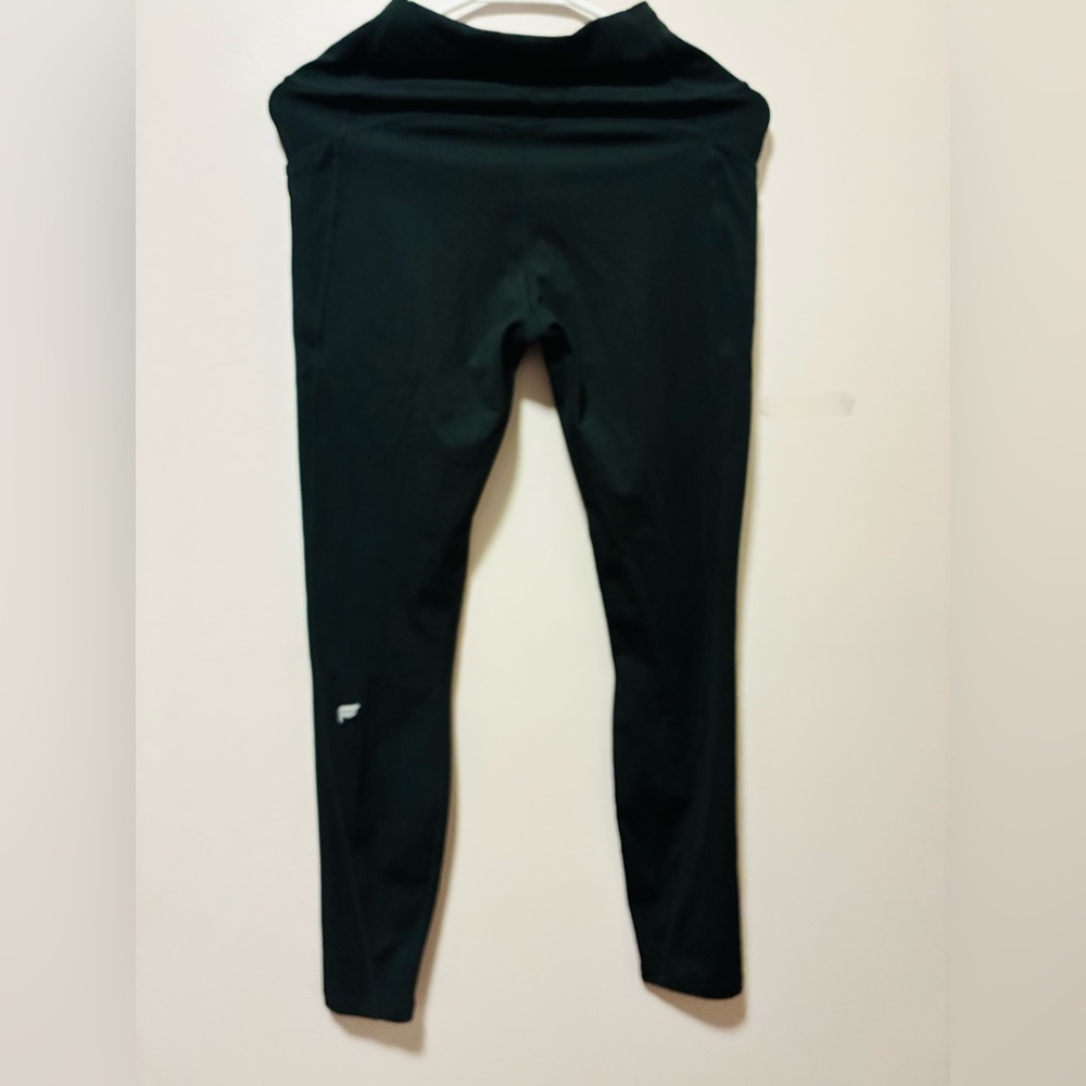 Fabletics Black Kids Leggings - Solid Active Tights